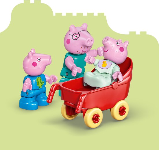 LEGO DUPLO - Peppa Big Familiehuis Dieren Speelgoed voor Peuters met Poppenhuis - 10467