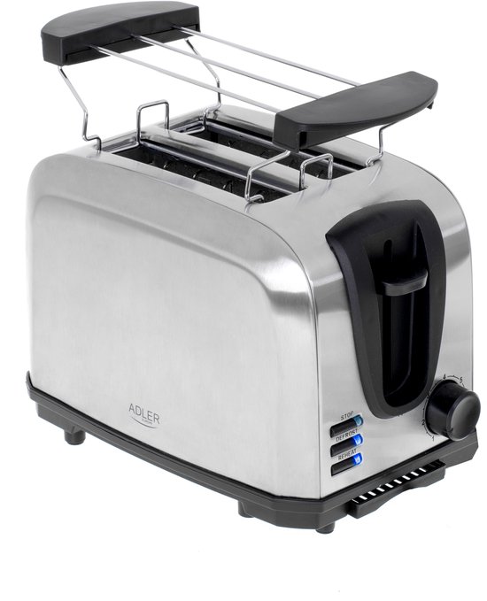 Adler AD3222 - Broodrooster - Toaster met broodjesrooster - 1000 Watt