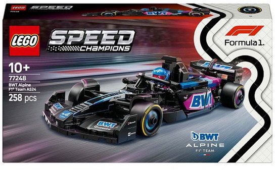 LEGO Speed Champions BWT Alpine F1 Team A524 racewagen Set - 77248