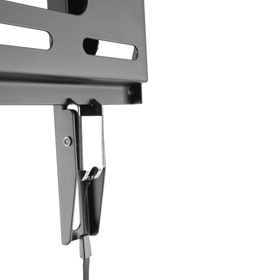 Cabletech Universele Televisie Muurbeugel voor LED LCD TV van 23 tot 42 Inch - Afstand tot de muur 25mm - Max Belastbaar Gewicht 50 kg - Platte Montage - Inclusief Waterpas