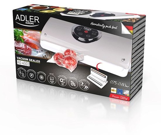 Adler AD 4503 - Vacuum sealer - 5 functies