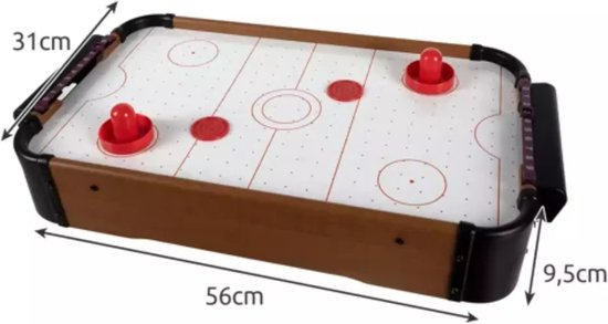 Kruzzel Air Hockey Tafel voor Kinderen - Spannend en Draagbaar Arcade Spel