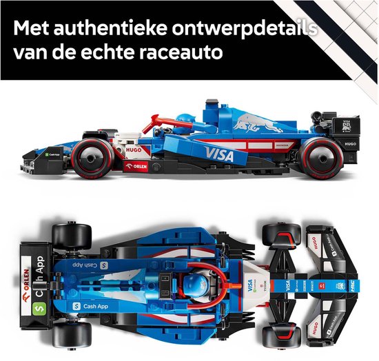 LEGO Speed Champions Visa Cash App RB VCARB 01 F1 racewagen Set - 77246