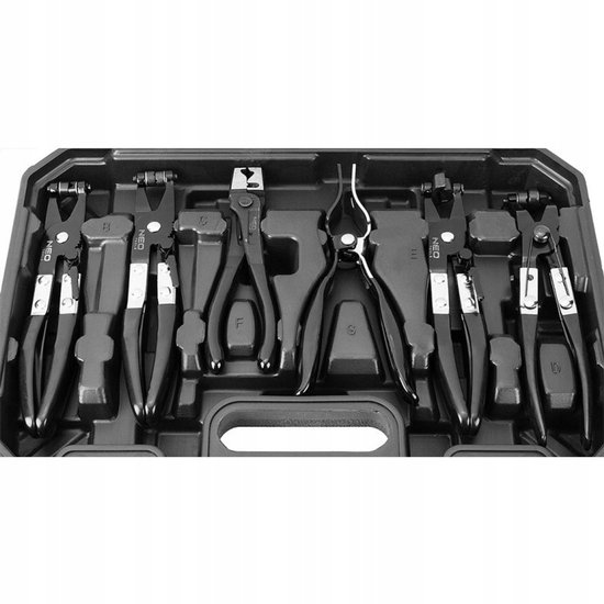NEO 11-228 Slangklemtangset 9 dlg