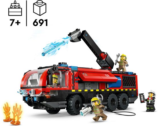 LEGO - Brandweertruck - Luchthavenmodel - Sets 4+