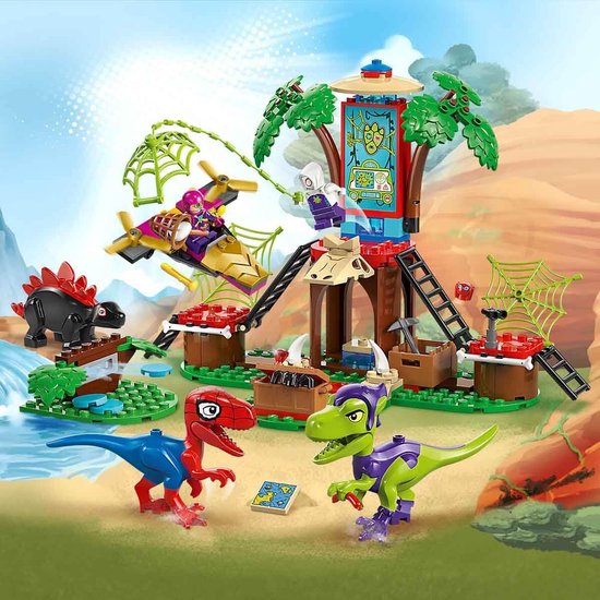 LEGO Marvel Spidey en zijn geweldige vriendjes Spidey en Gobby's raptorstrijd bij de boomhut - 11200