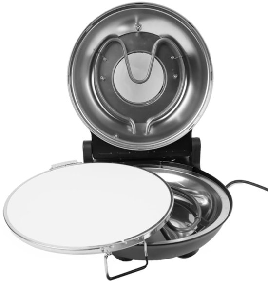 Ruhhy elektrische pizzaoven 420°C met keramische steen – compact, snel en met accessoires
