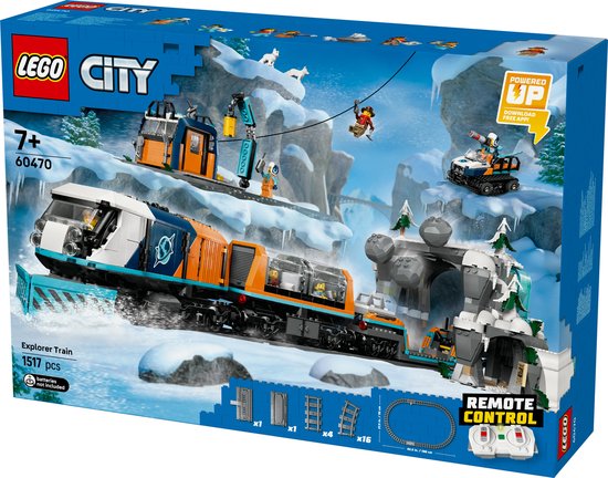 LEGO City Onderzoekstrein op de Noordpool Voertuig Speelgoed - 60470