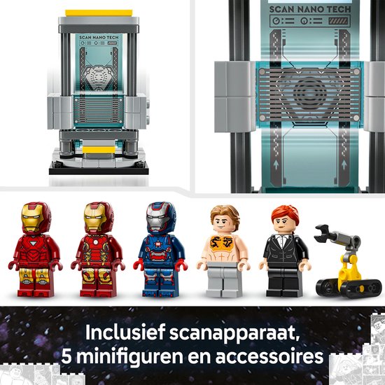 LEGO Marvel Iron Mans Laboratorium: Harnasruimte Set - 76315