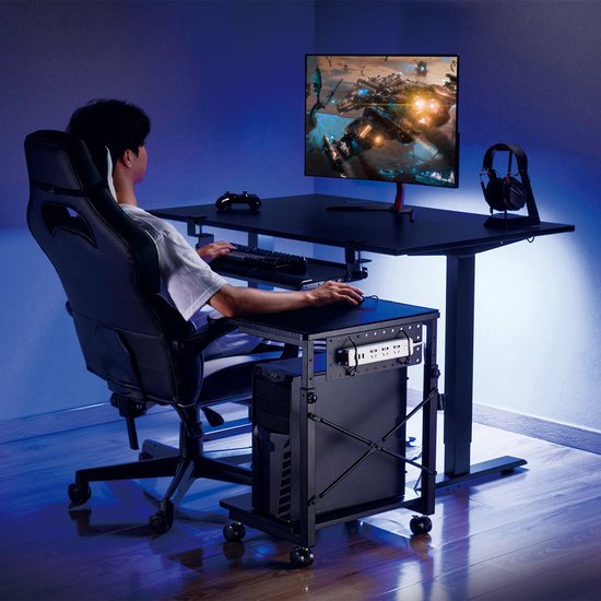 NanoRS RS430 - CPU computer trolley - Laptoptafel - max. 80kg, 550~850mm in hoogte verstelbaar