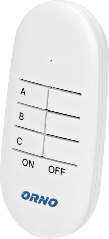 Schakelaar met afstandsbediening - Stopcontact 2x Schuko max. afstand 30 meter - Schakelset voor binnen max. 3000 Watt - Wit