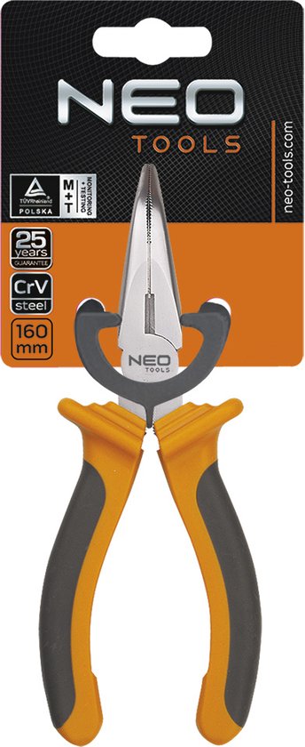 NEO 01-015 Punttang 160mm Gebogen