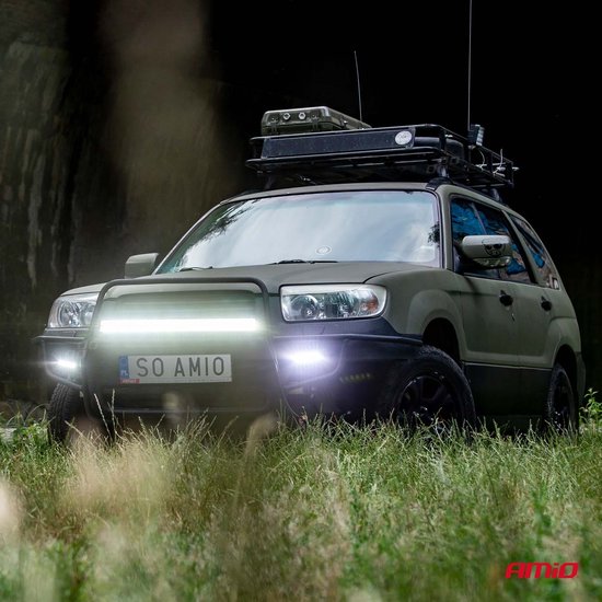 AMiO Krachtige LED Werklamp AWL29 160LED 650x74 540W COMBO 9-36V Verstraler Spot Robuust Offroad