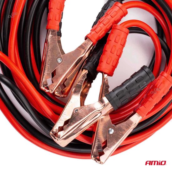 AMiO Startkabels Auto Accu 600A 6 meter – betrouwbaar starten bij lege accu