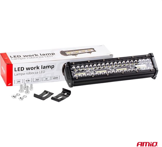AMiO Krachtige Werklamp AWL21 80LED COMBO 9-36V Verstraler Spot Robuust Offroad