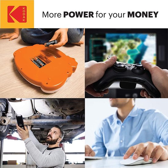 Kodak XTRALIFE - Alkaline AA/LR6 Batterijen - 60 stuks
