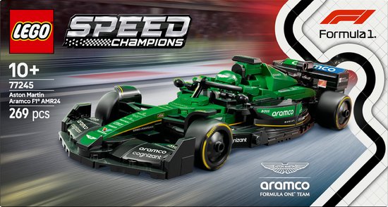 LEGO Speed Champions Aston Martin Aramco F1 AMR24 racewagen Set - 77245