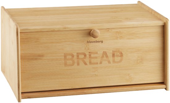 Klausberg 7933 - Broodtrommel - bamboe - 39.5 x 24.5 x 18 cm