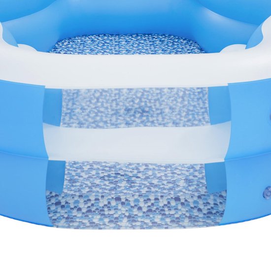 Bestway Zwembad Splashview 270x198x51 cm blauw en wit