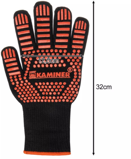 Kaminer BBQ-handschoenen – Hittebestendig & Antislip – Voor Grill & Oven
