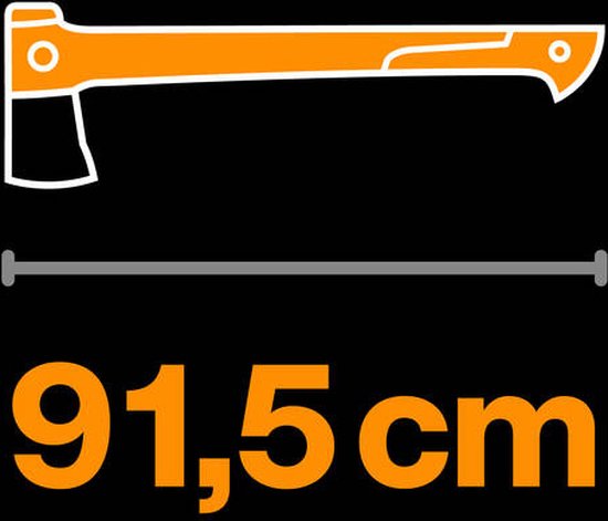 Fiskars X-serie X36 Kloofbijl - Handbijl - Bijl - Hakbijl voor Hout - L