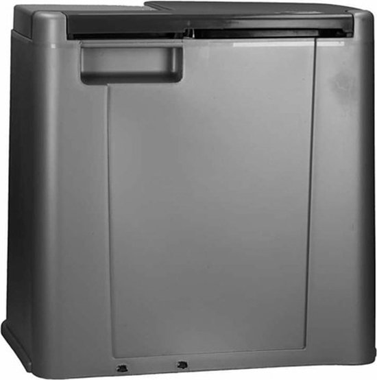 Curver Duo Pedaalemmer Prullenbak met Losse Binnenemmer - 15L + 6L - Grijs