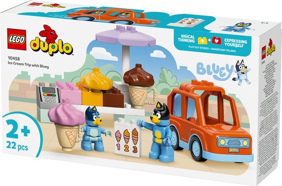 LEGO® DUPLO® Bluey Een IJsje Halen met Bluey - 10458