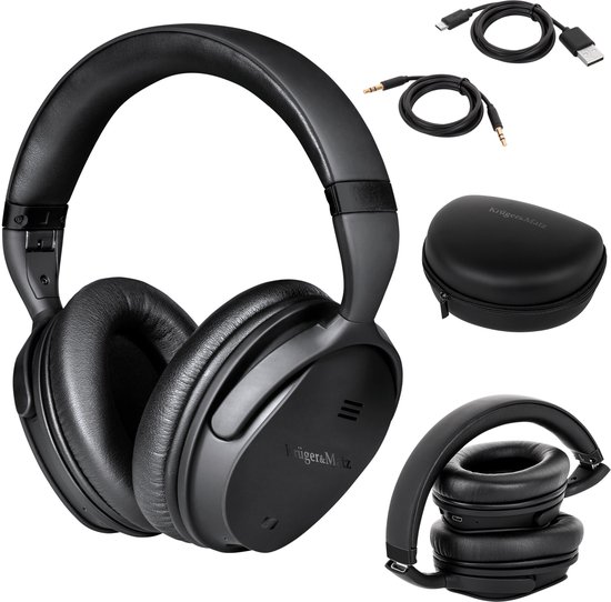 Krüger&Matz KM0655 - Draadloze bluetooth hoofdtelefoon met NFC
