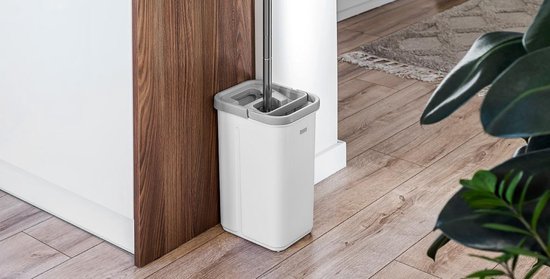 Teesa TSA0045 - Dweilset met 2-in-1 spoel- en wringemmer, 5,7 liter