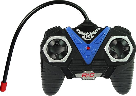 R/C auto - raceauto - 26x10x7cm - 1:16 - rood wit