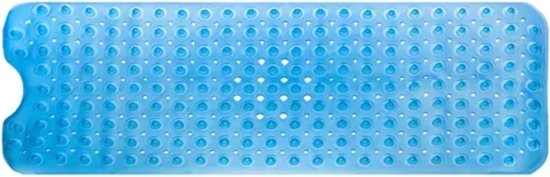 Ruhhy Antislip Badmat 100x40 cm - Blauw, Veilig en Comfortabel