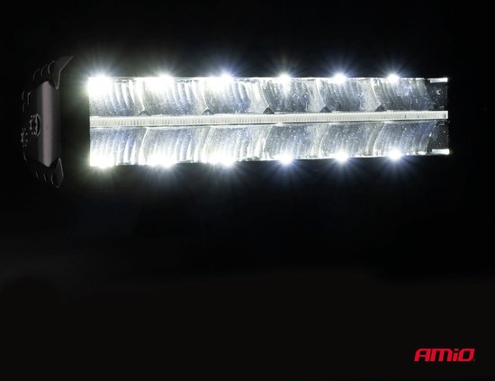 AMiO LED Bar Werklamp 60W 6500K Wit 8000lm 30cm 12V 24V