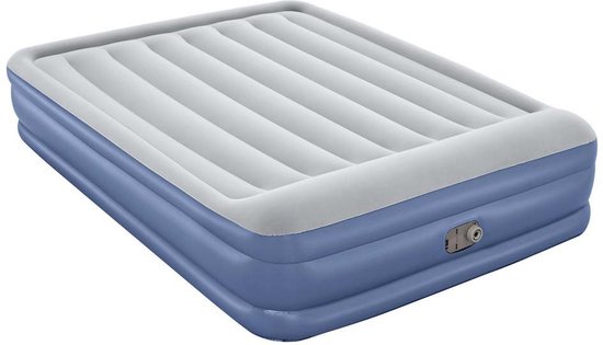 Bestway Tritech erhöhtes Luftbett - Queensize (152 cm) - Mit integrierter Elektropumpe