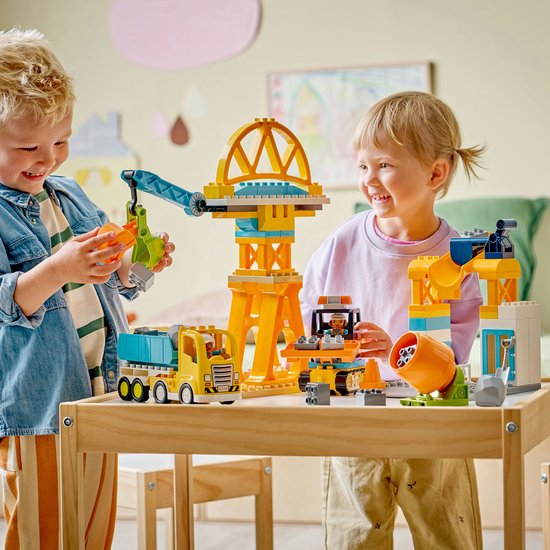 LEGO Duplo Town 10476 - Bouwplaats - Meisjes en Jongens - Multicolor