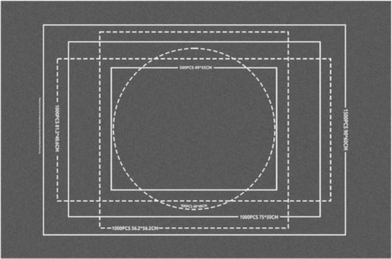 Malatec puzzelmat - Puzzel opbergmat - Puzzel beschermingsmat - Puzzelmat met hoes -