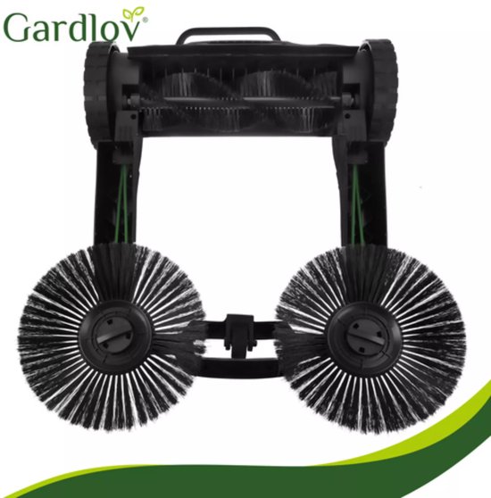 Gardlov Handmatige veegmachine voor terras, oprit en bestrating met 680 mm werkbreedte en capaciteit van 2100 m2 per uur