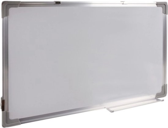 Maaleo Whiteboard - 60x40 cm - Magnetisch - Inclusief Markers, Magneten en Spons