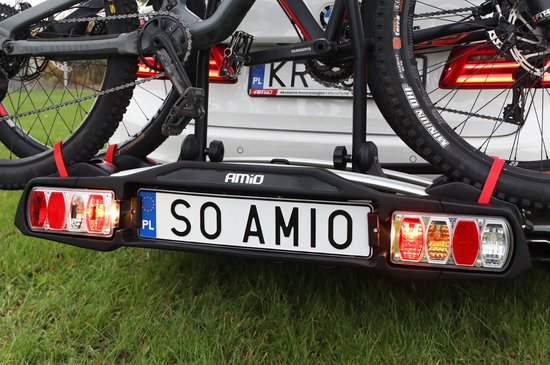 Fietsen drager - 2 fietsen - kantelbaar - 13 Polig stekker - Trekaak fietsendrager