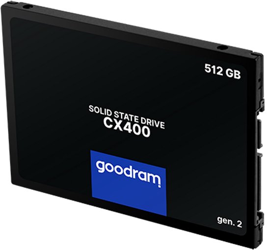 Goodram CX400 Serie - SSD - 512 GB - 3D TLC NAND - SATA III