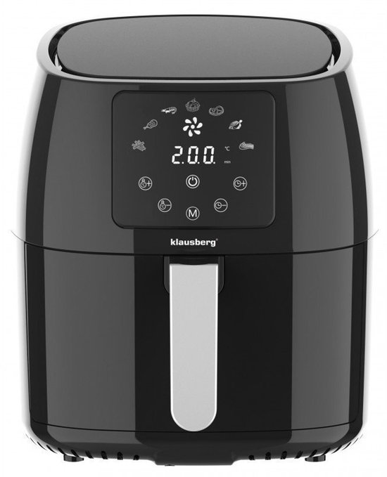 Klausberg 7551 - Digitale heteluchtfriteuse XL 4,5L - Family size - Airfryer
