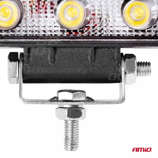 AMiO Krachtige Werklamp AWL05 EMC 108x108 48W PLAT 9-60V Verstraler Spot Robuust Offroad