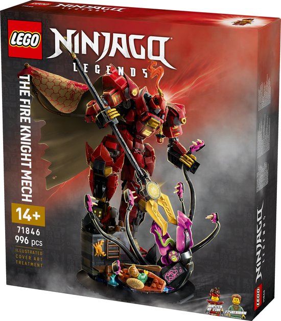 LEGO NINJAGO De Vuurriddermecha Bouwpakket voor Kinderen - 71846