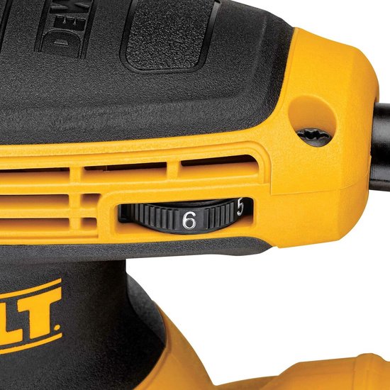 DeWalt DWE6423-QS280W Excentrische Schuurmachine- 280 W - Ø 125 mm schuuroppervlak