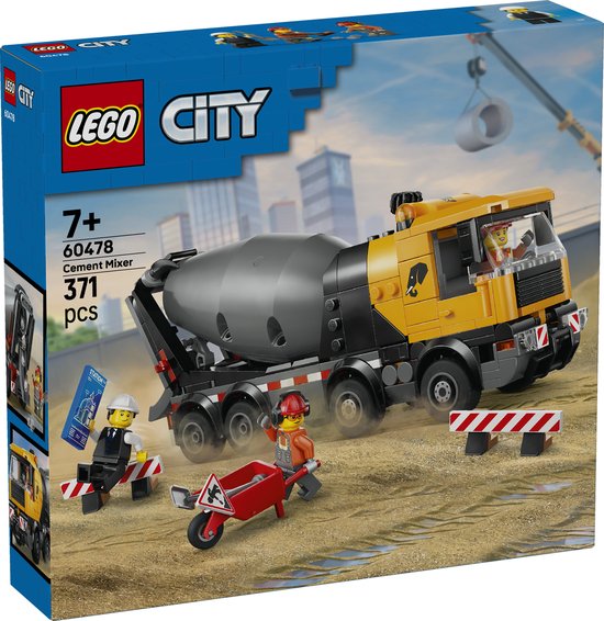 LEGO City Great Vehicles - Cementwagen - 6+ Jaar - Inclusief Figuren