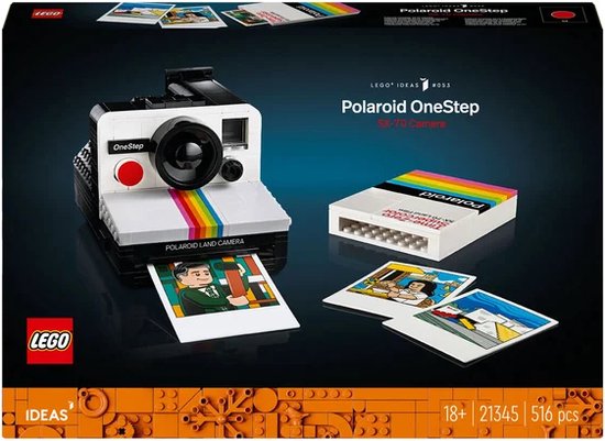 LEGO Ideas Polaroid OneStep SX-70 camera - 21345