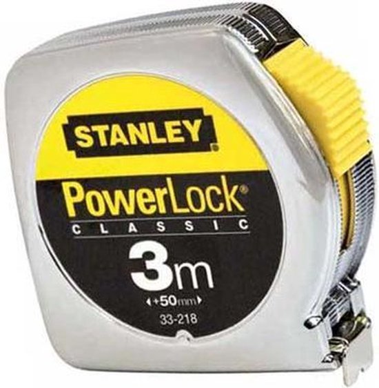 Stanley 0-33-218 PowerLock Classic Rolmaat - 3m x 12,7mm