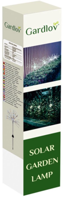 Gardlov Led Tuinlampen set - Zonne-energie - Waterdicht - met Sensor