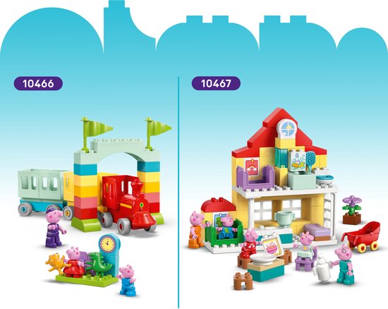 LEGO DUPLO Peppa Big Tractor en Marktkraam Dieren Speelgoed voor Peuters - 10468