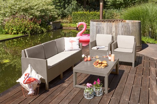 Keter - Tuintafel - Lyon - cappuccinokleurig