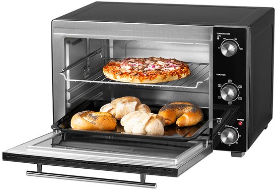 Lafe - Elektrische oven - Inhoud 48 l - vermogen 1800 W - hetelucht, HeatMaster